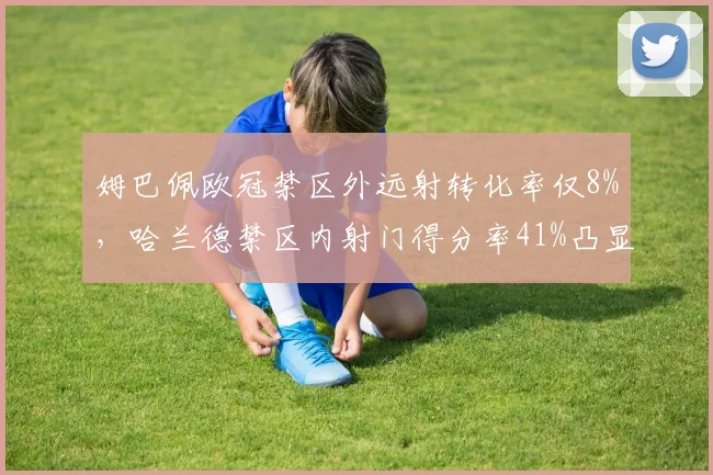 姆巴佩欧冠禁区外远射转化率仅8%，哈兰德禁区内射门得分率41%凸显战术差异